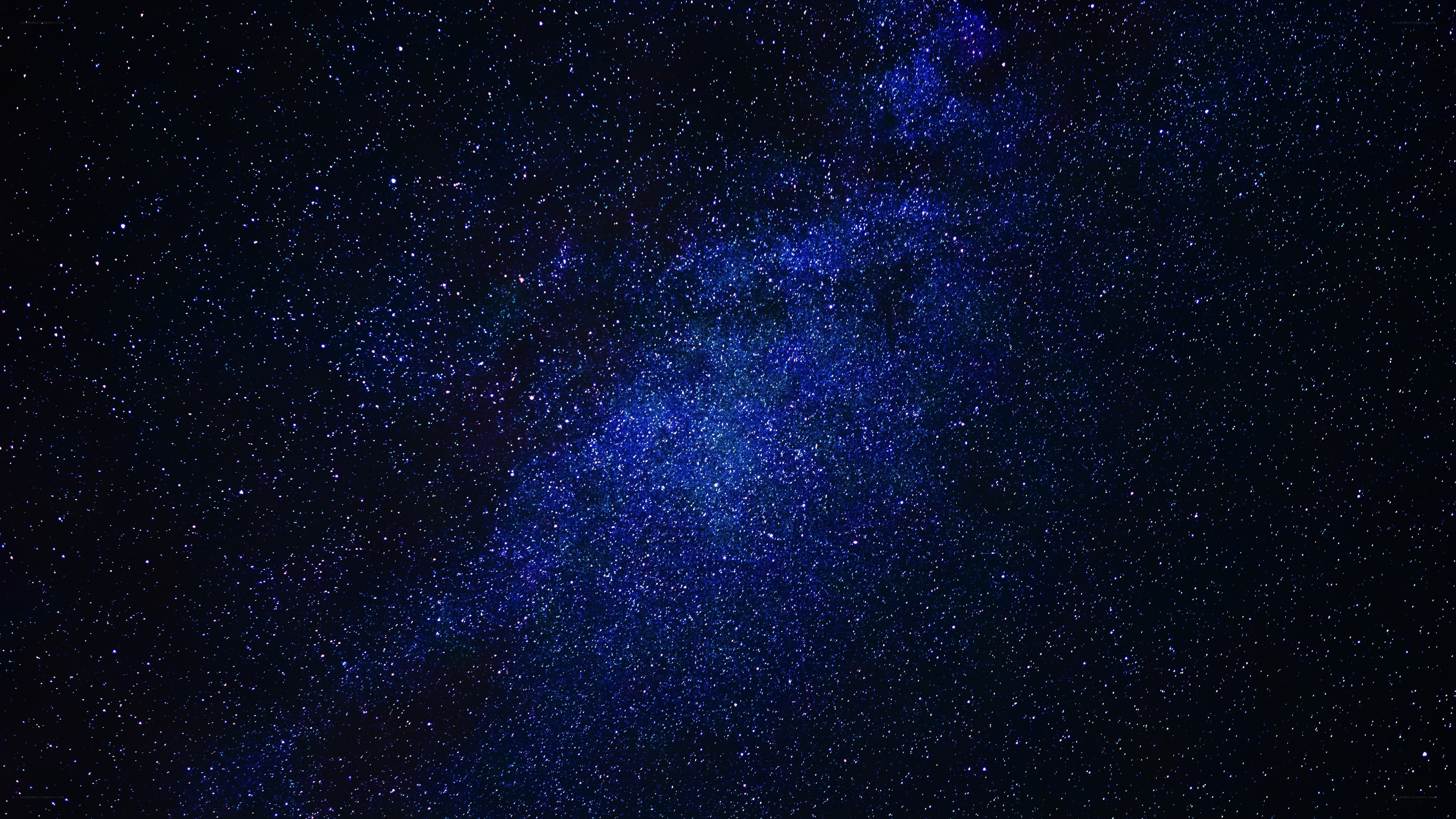 Milky Way galaxy at night