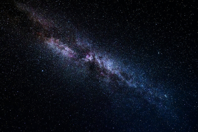 Milky Way Galaxy — Black, Cosmic, Night, Photograph, Stars, Nebula, Space