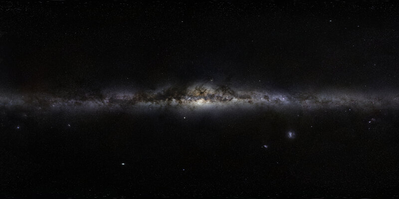 Milky Way Galaxy — Black, Cosmic, Night, Photograph, Stars, Nebulae, White