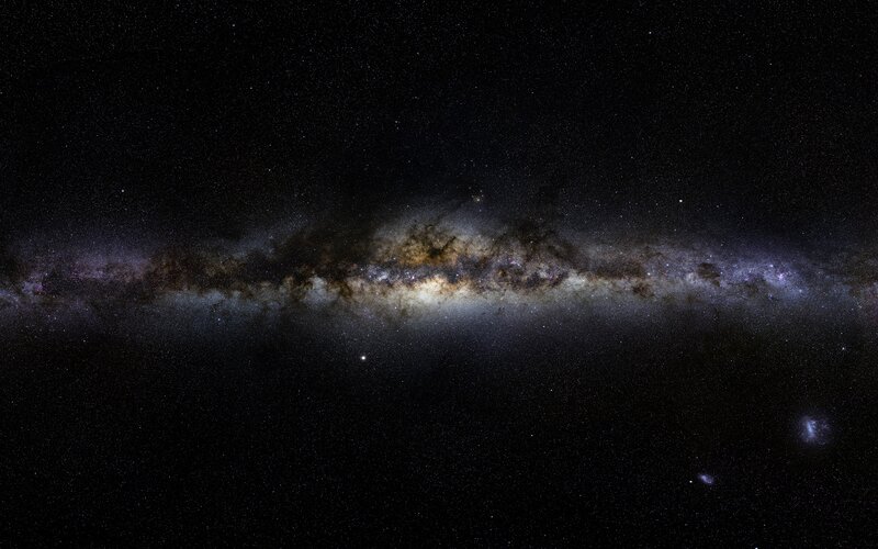 Milky Way Galaxy — Black, Cosmic, Night, Photograph