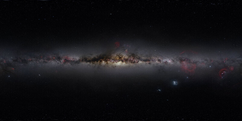 Milky Way Galaxy — Black, Cosmic, Night