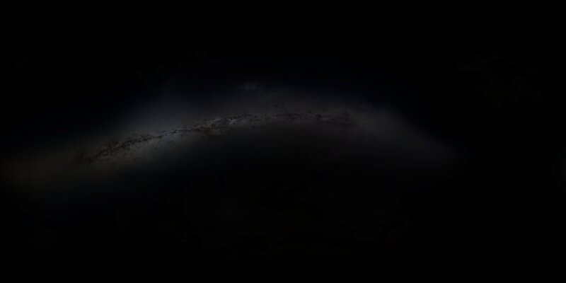 Milky Way Galaxy — Black, Dark