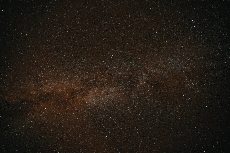 Milky Way Galaxy — Black, Serene, Night, Photograph, Stars, Meteor, Space