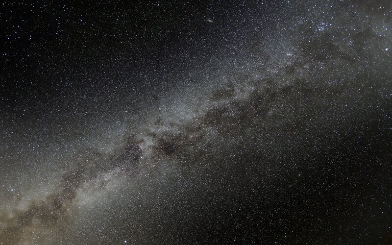 Milky Way Galaxy — Black, Serene, Night, Photograph, Stars, Nebula