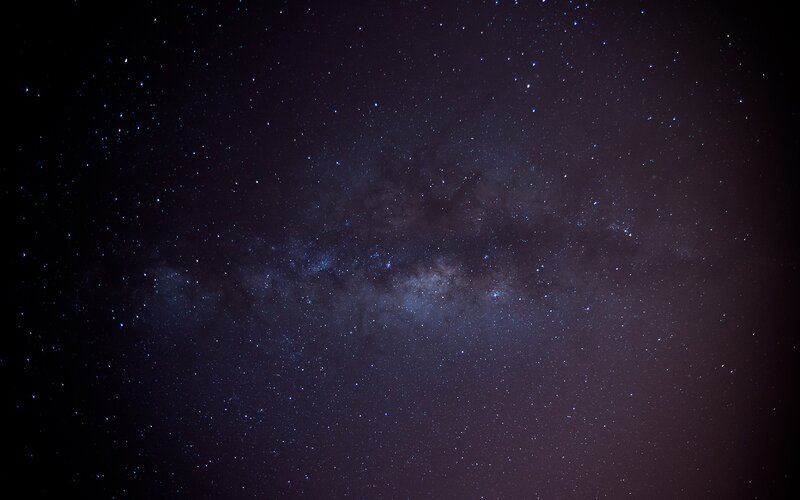 Milky Way Galaxy — Black, Serene, Night, Photograph, Stars, Space