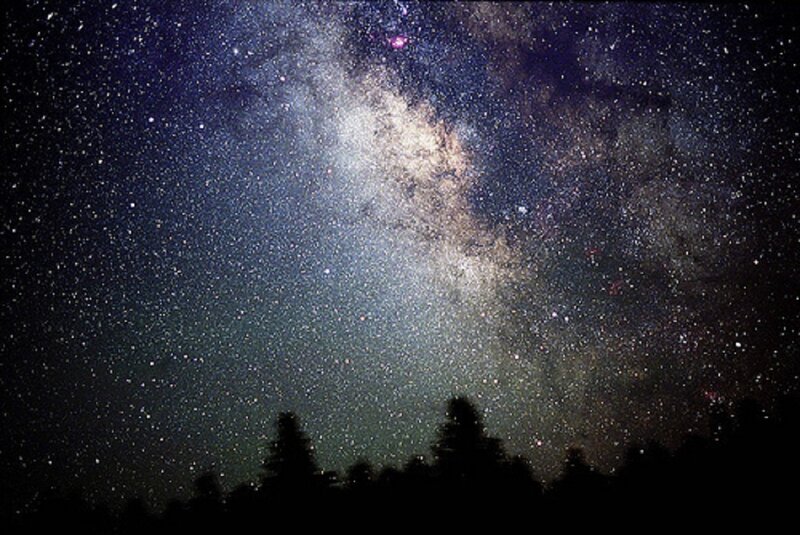 Milky Way Galaxy — Black, Serene
