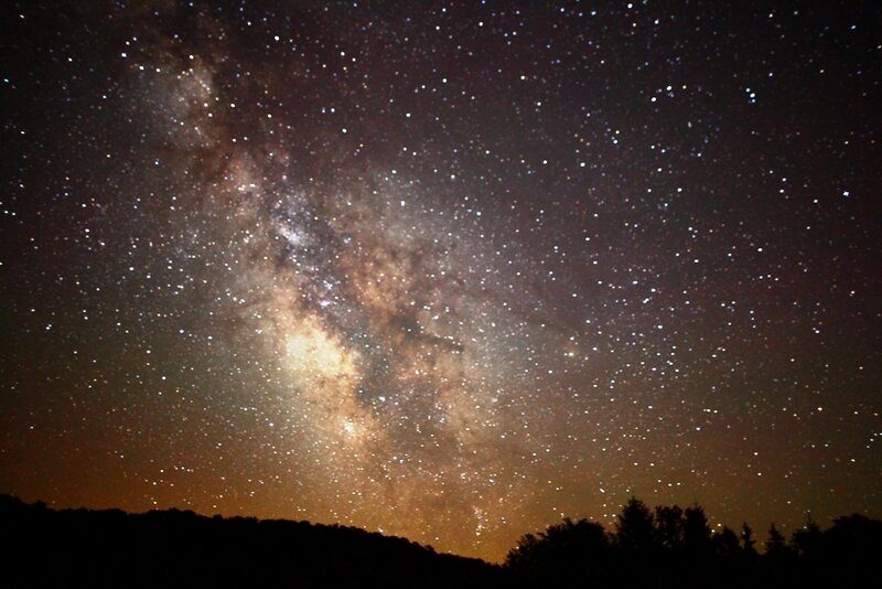 Milky Way Galaxy — Black