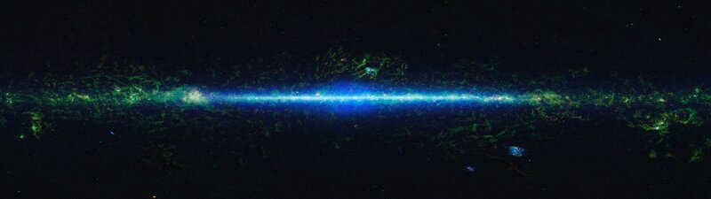 Milky Way Galaxy — Blue, Dramatic