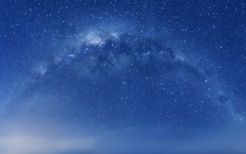 Milky Way Galaxy — Blue, Photograph