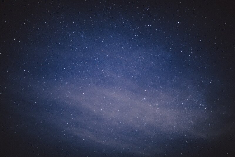 Milky Way Galaxy — Blue, Serene, Night, Photograph, Stars, Nebula, Meteor