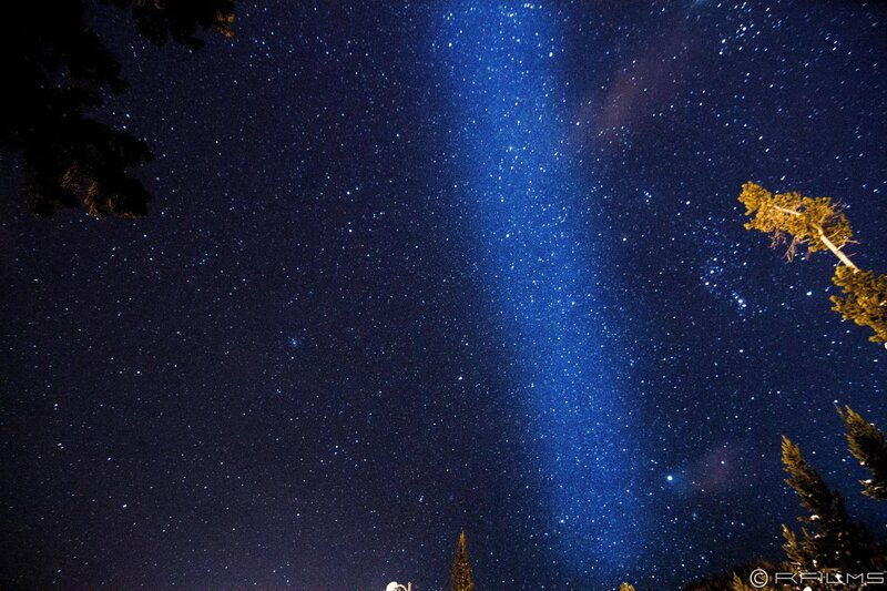 Milky Way Galaxy — Blue, Serene, Night, Photograph, Stars, Trees