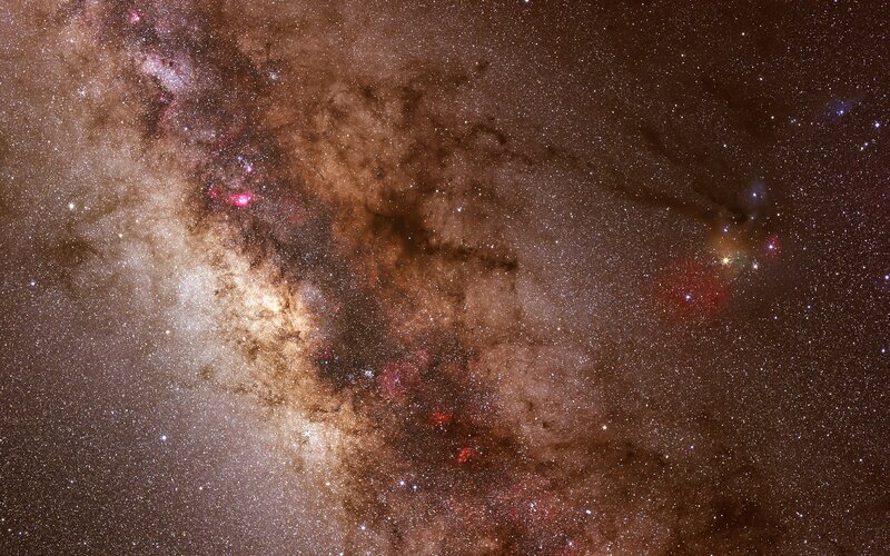 Milky Way Galaxy — Brown, Cosmic