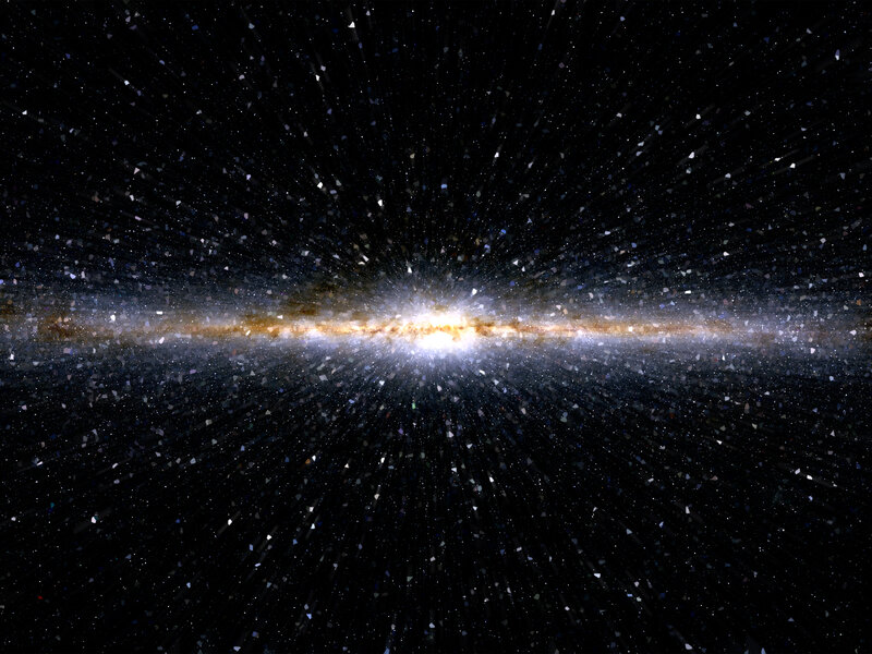 Milky Way galaxy center