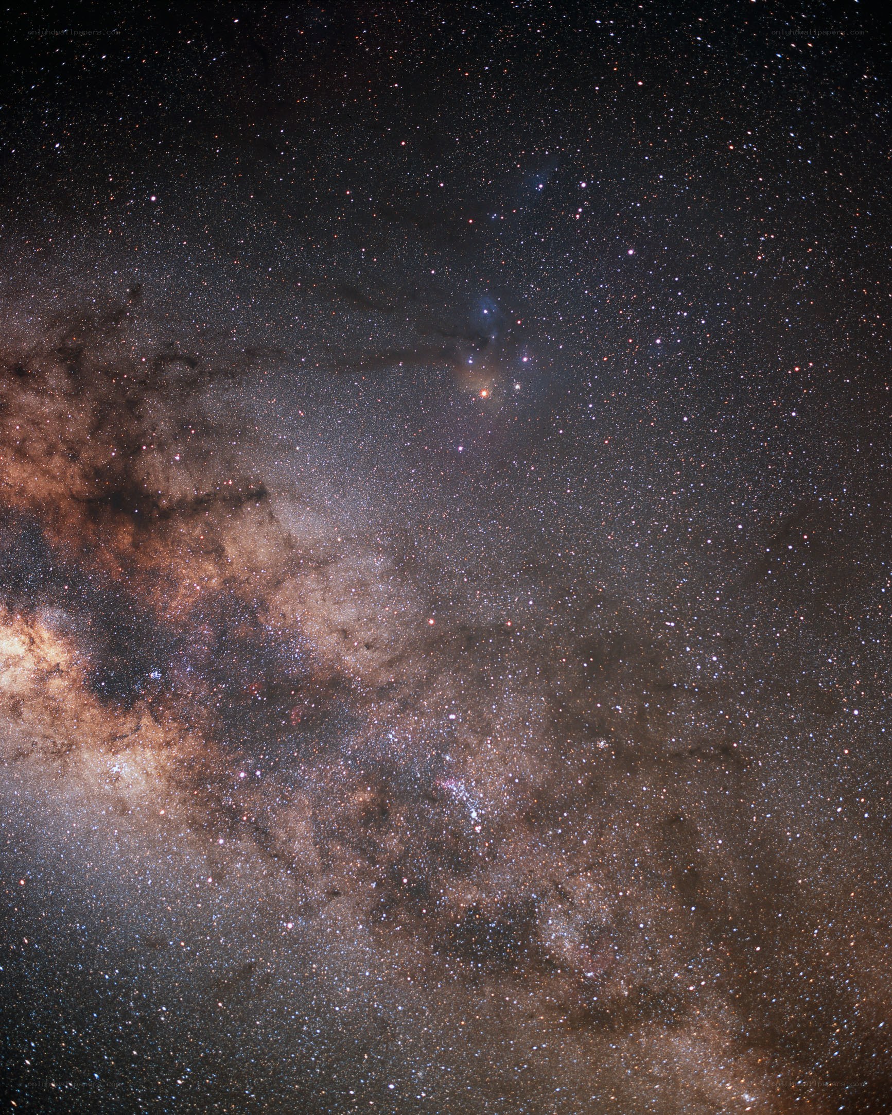 Milky Way galaxy center