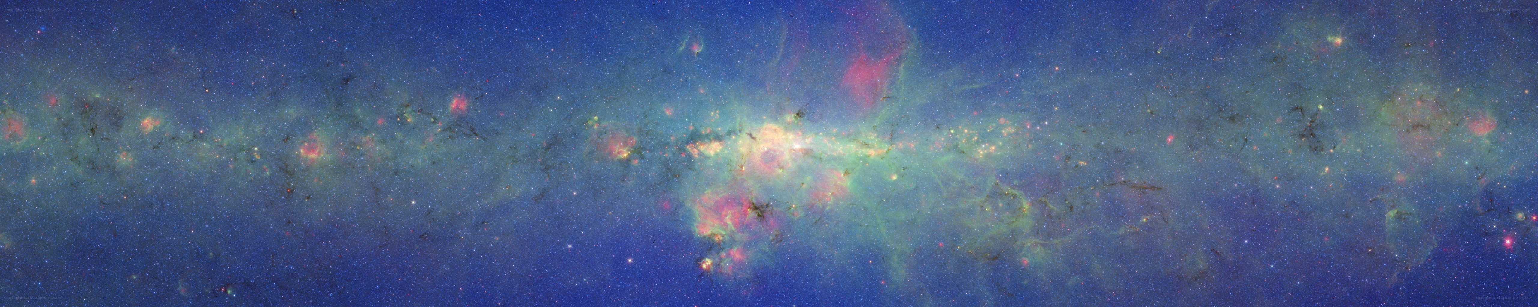 Milky Way galaxy center