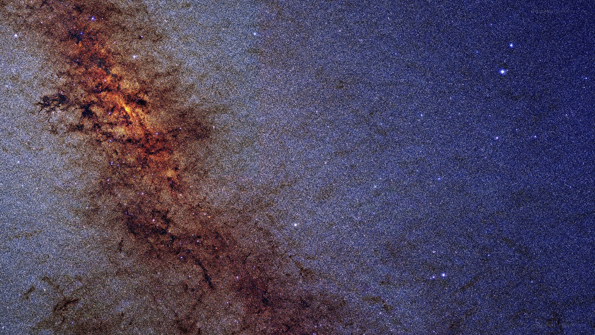 Milky Way galaxy center
