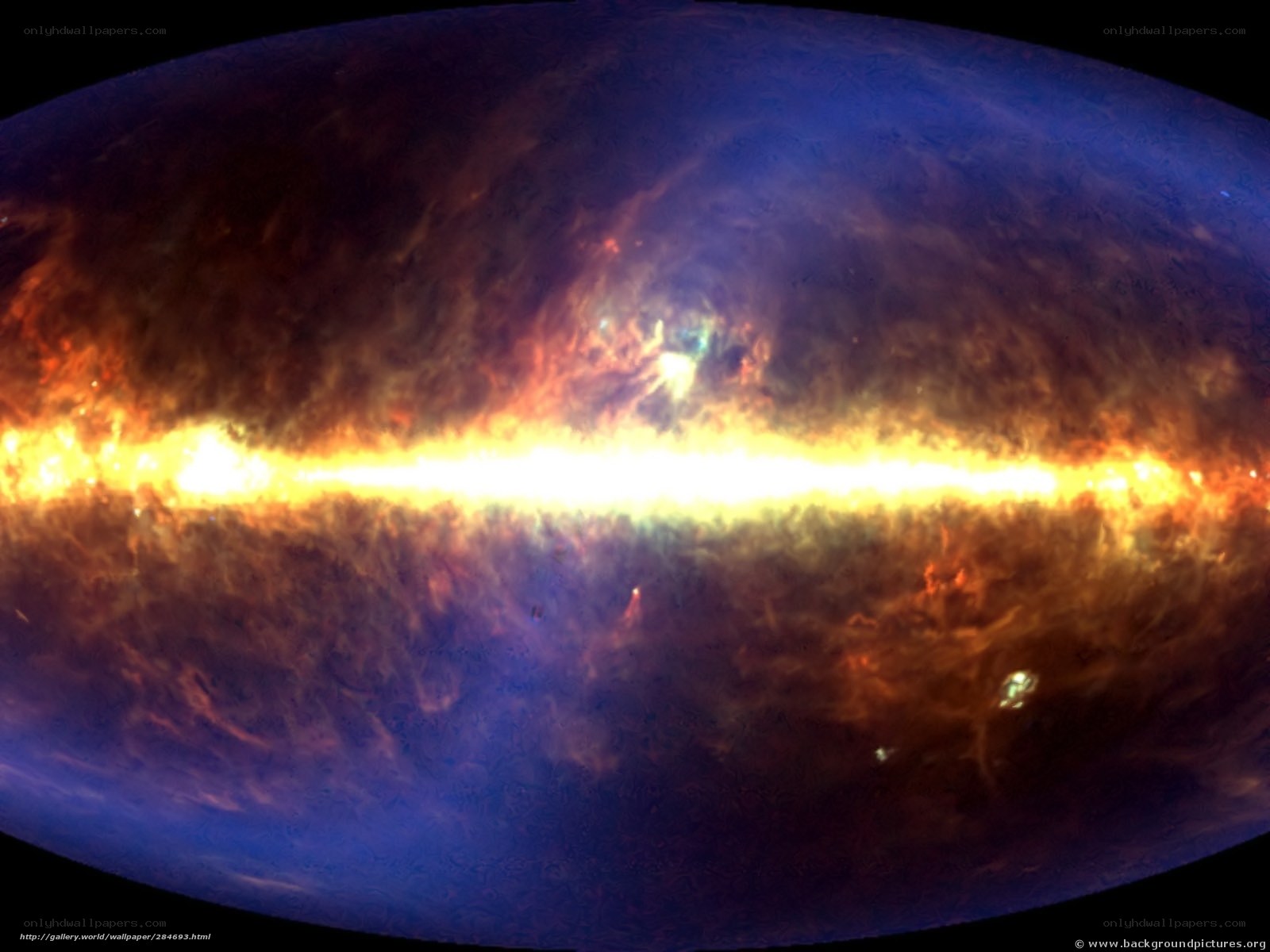 Milky Way galaxy center