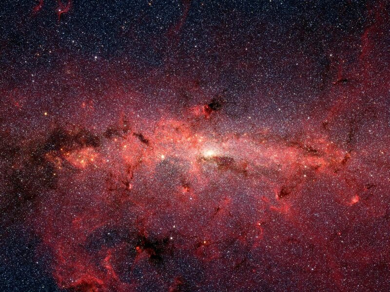 Milky Way galaxy center