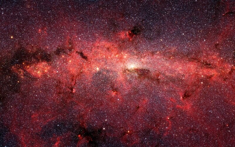 Milky Way galaxy center