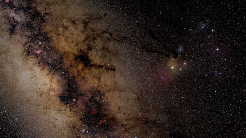 Milky Way galaxy center