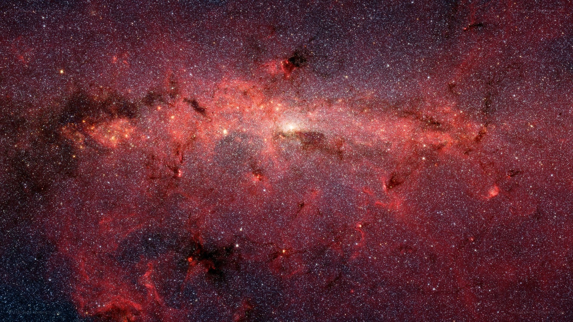 Milky Way galaxy center