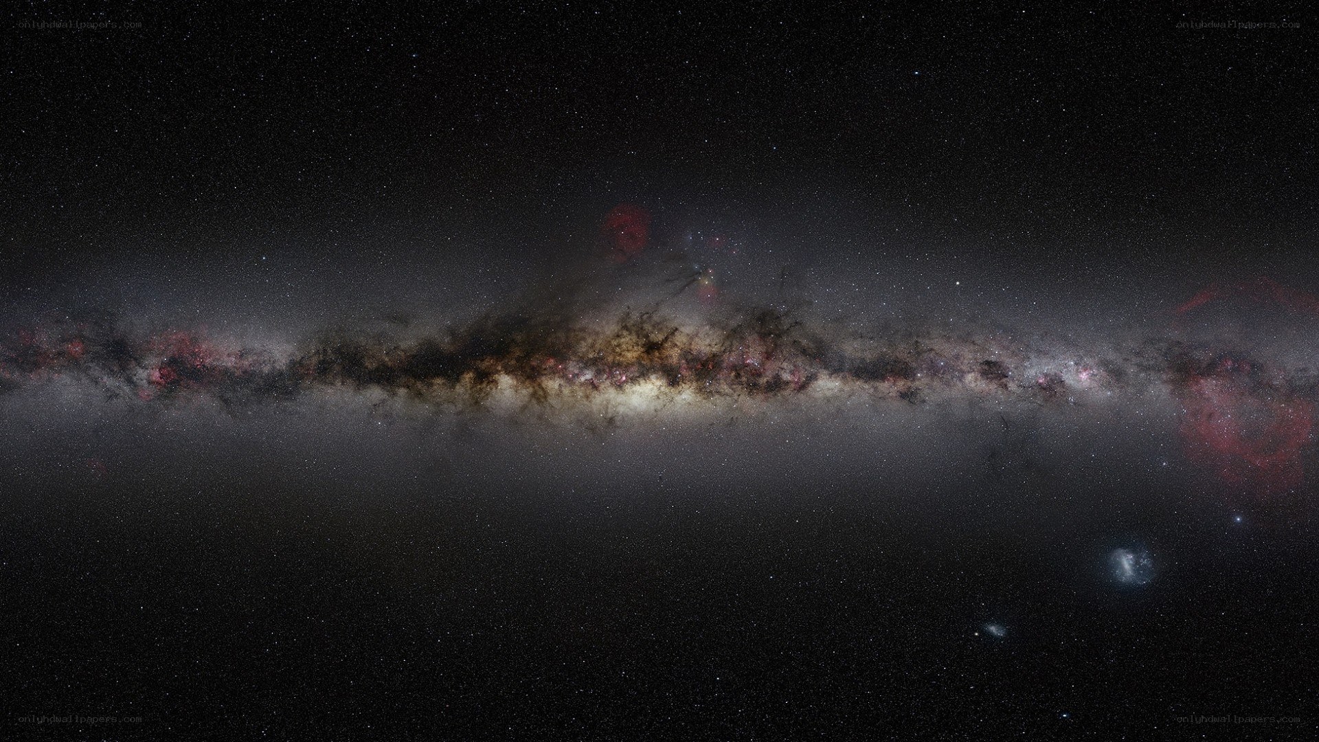 Milky Way galaxy center