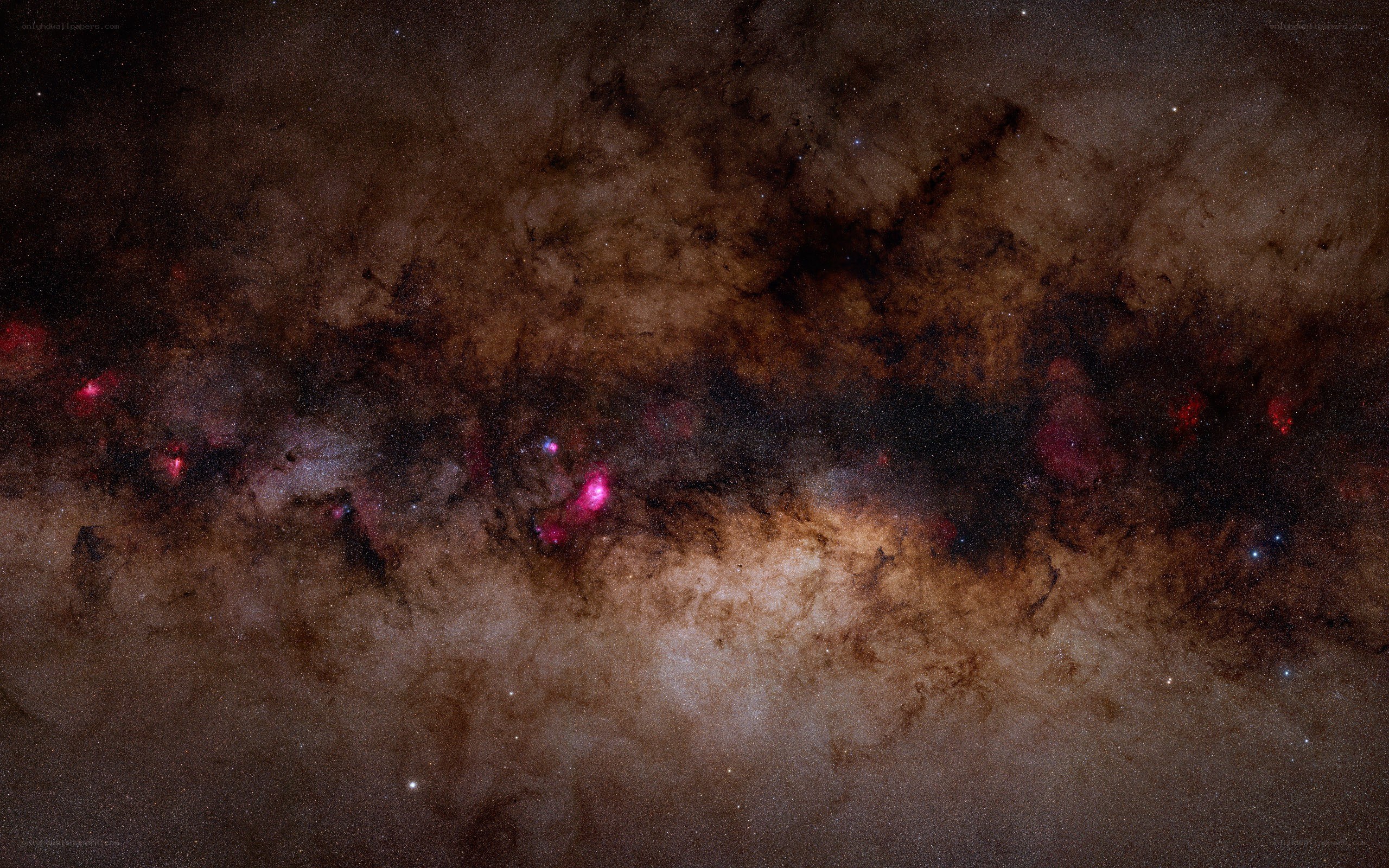 Milky Way galaxy center