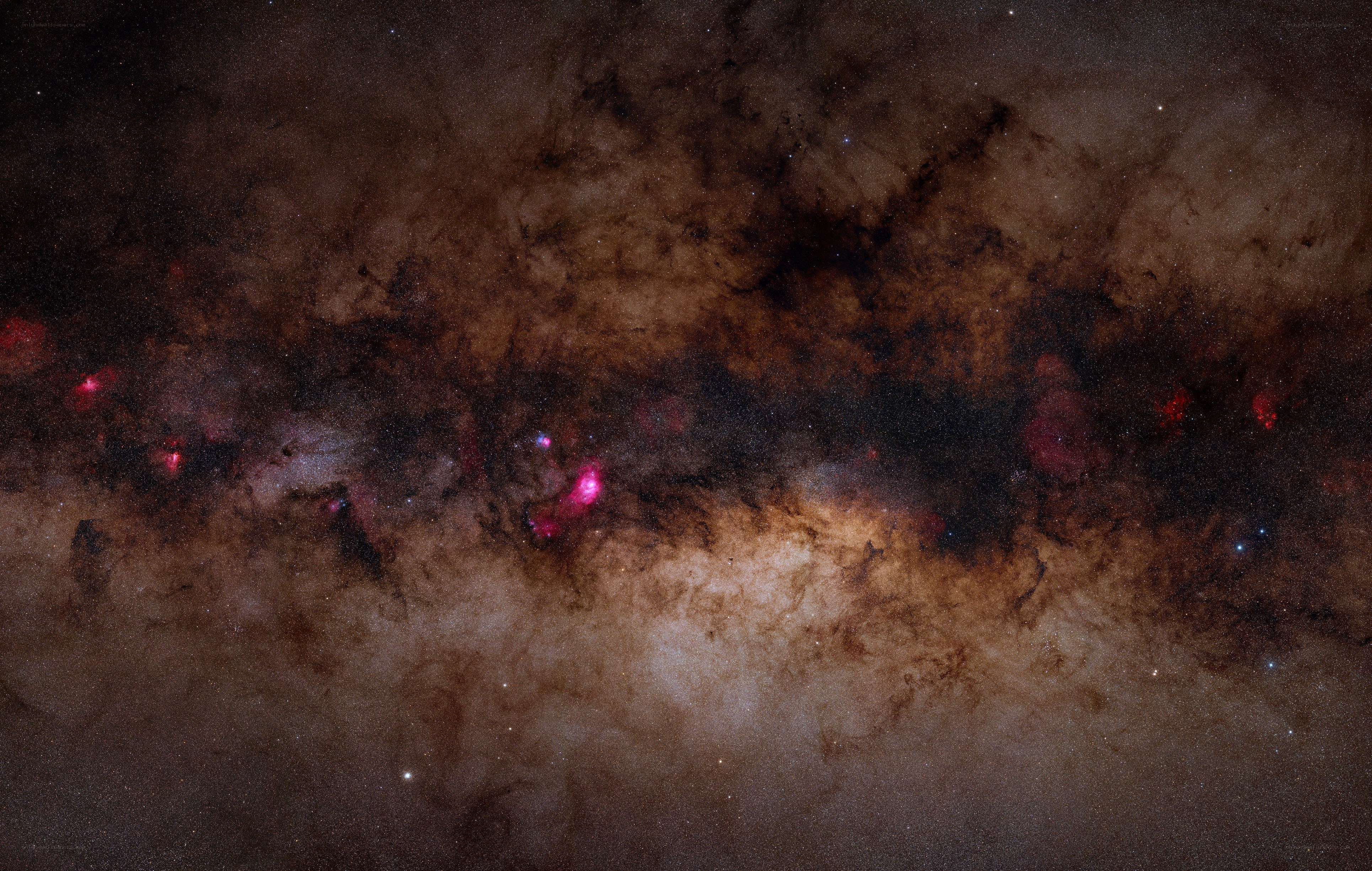 Milky Way galaxy center