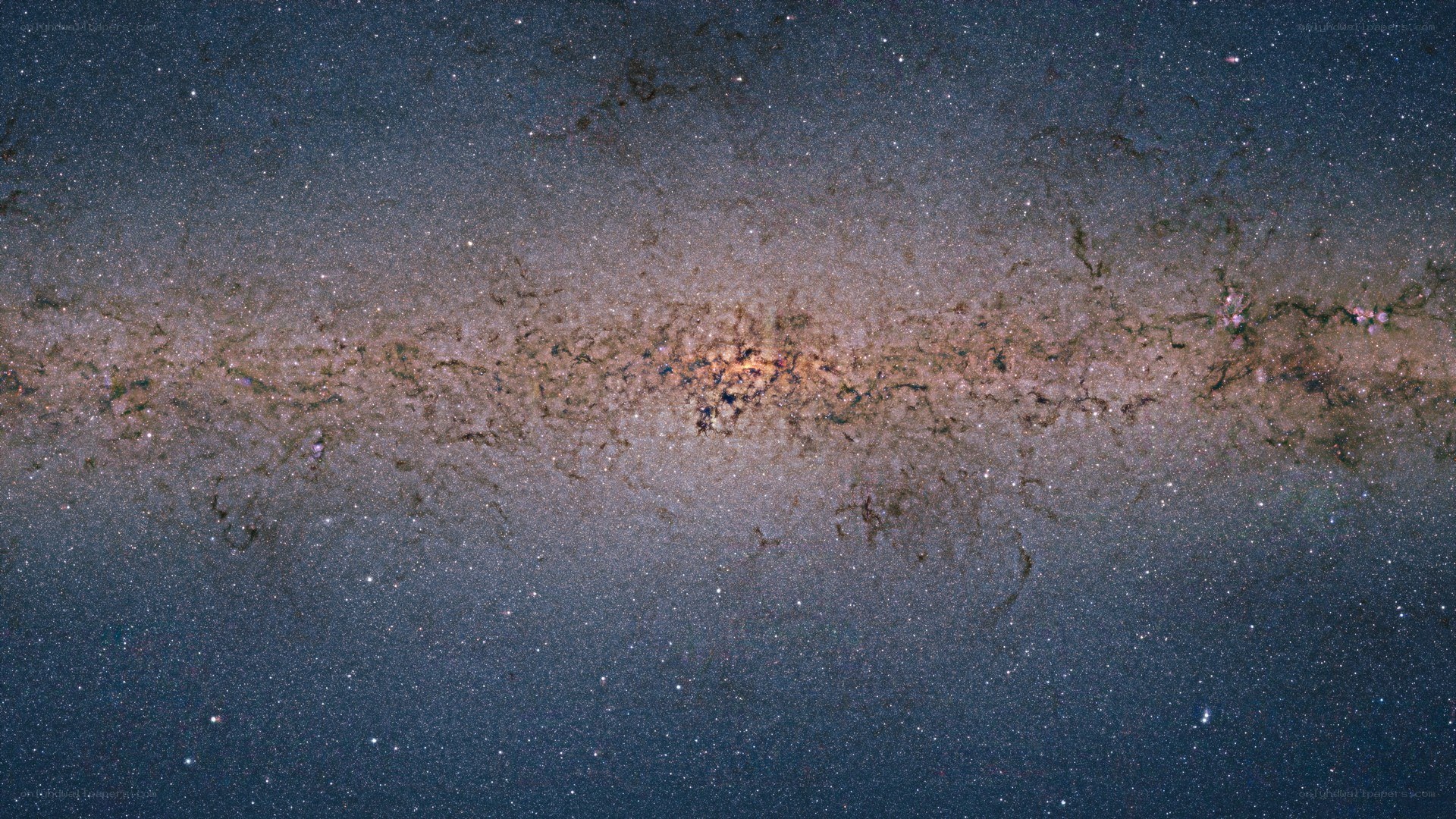 Milky Way galaxy center