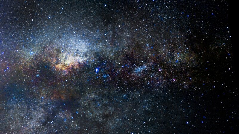 Milky Way galaxy center