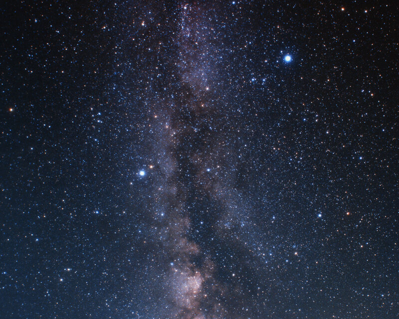 Milky Way galaxy center