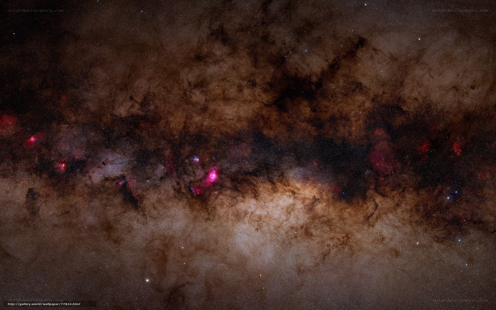 Milky Way galaxy center