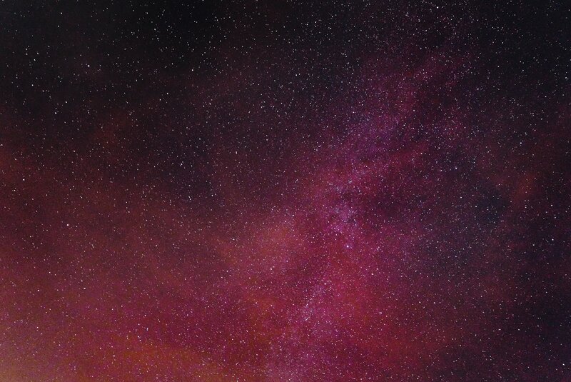 Milky Way galaxy in night sky