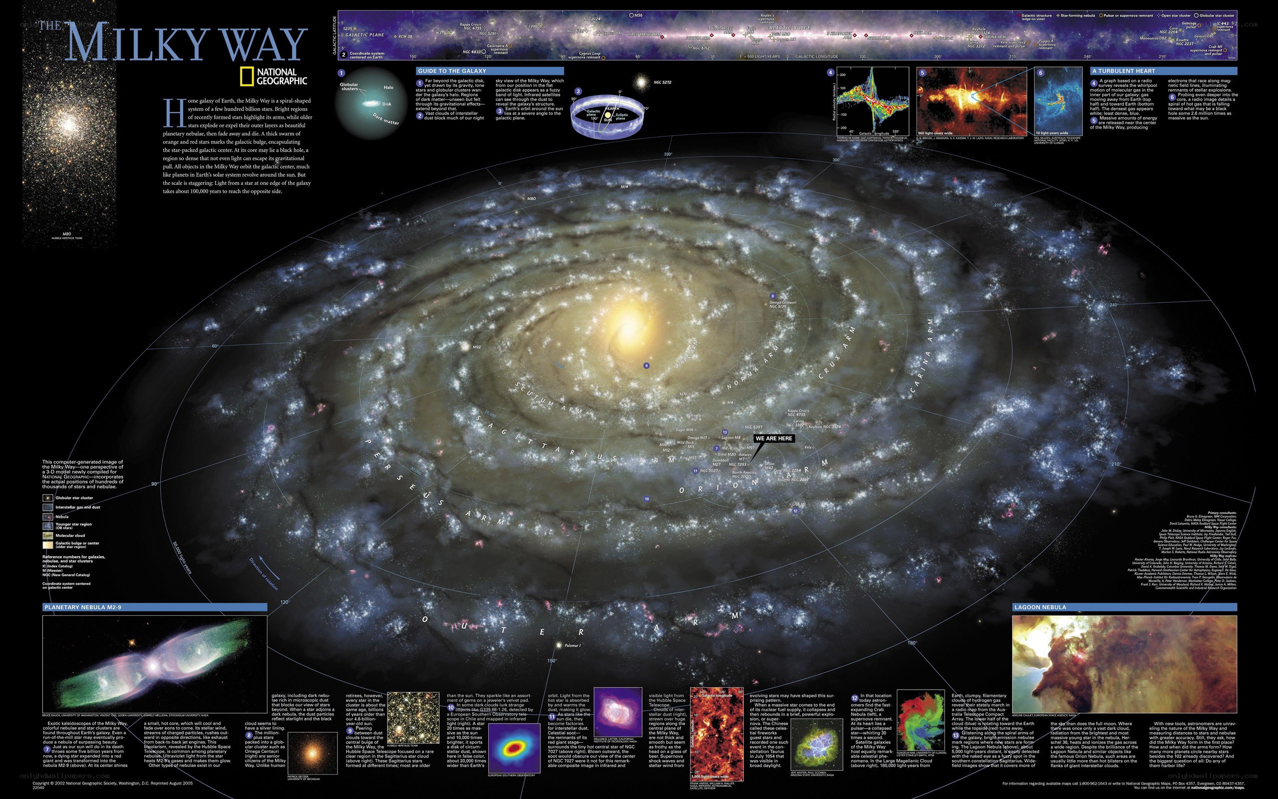 Milky Way Galaxy Map