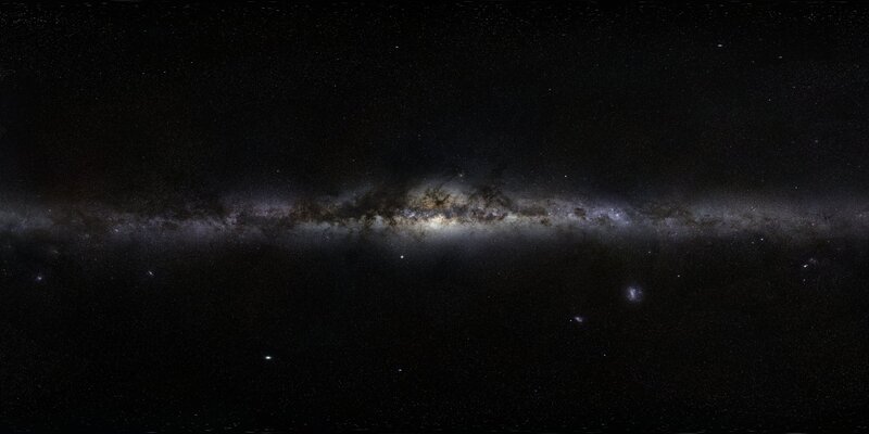 Milky Way galaxy panorama