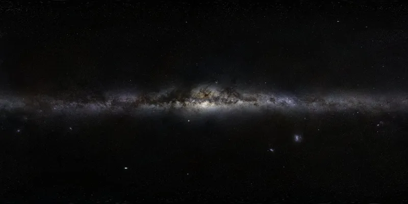 Milky Way galaxy panorama