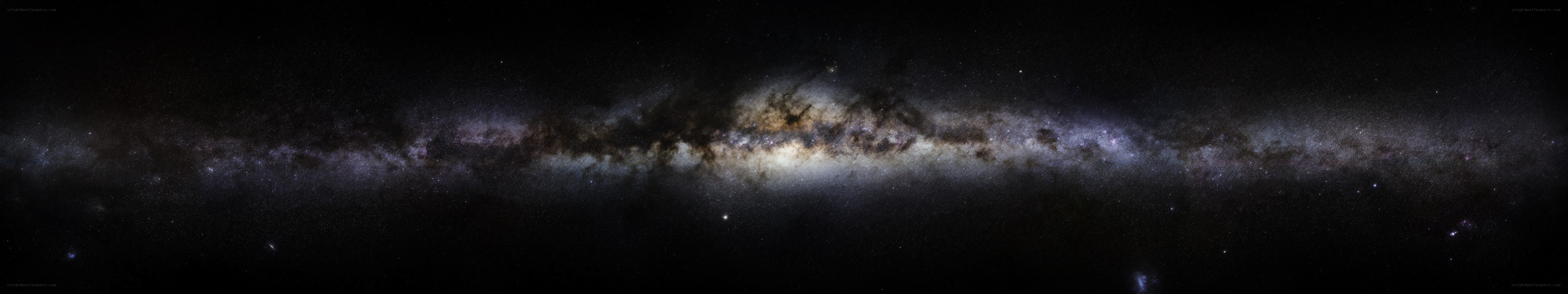Milky Way galaxy panorama