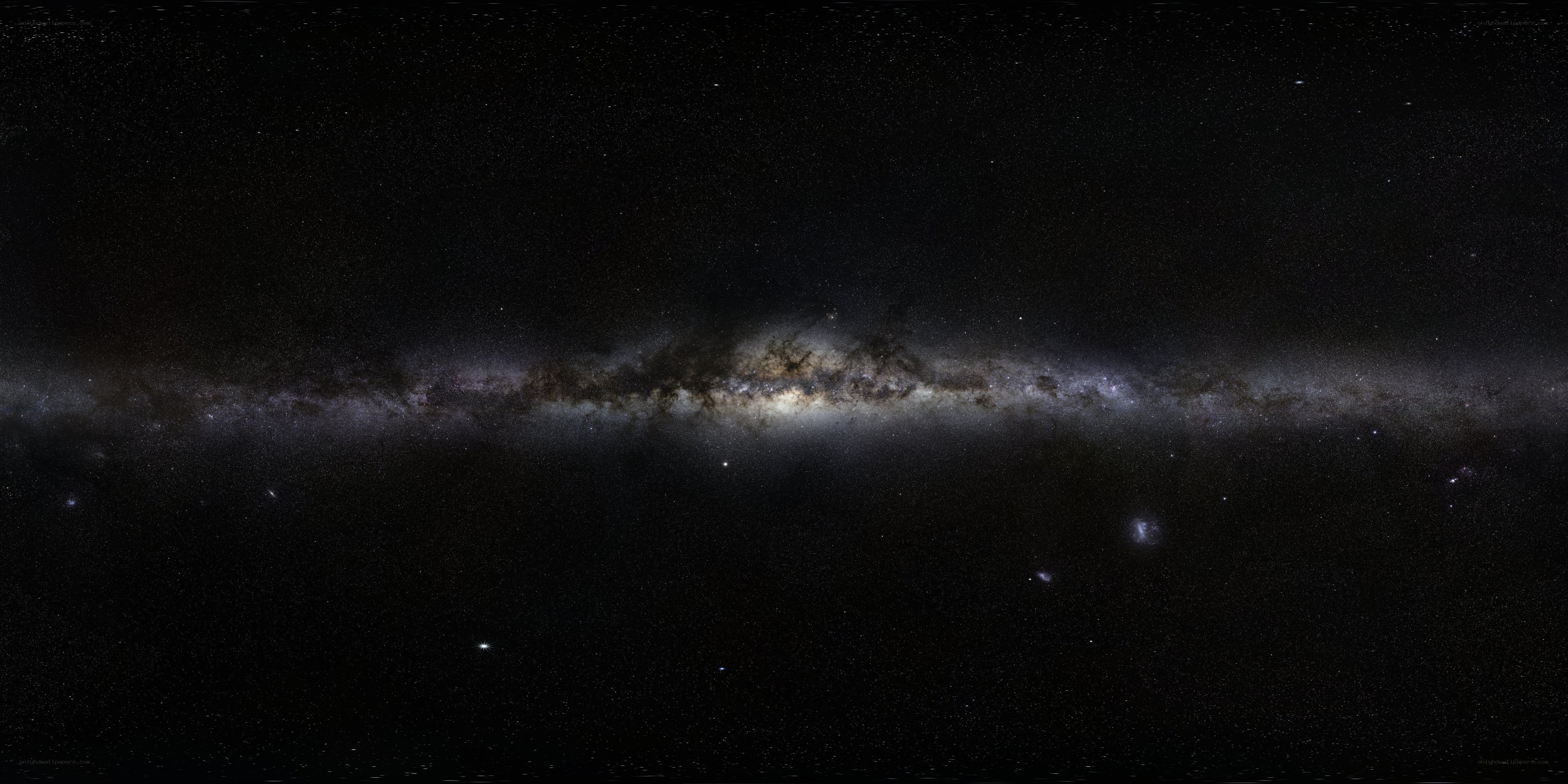 Milky Way galaxy panorama