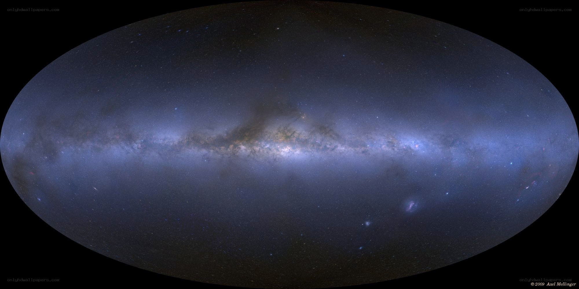 Milky Way galaxy panorama