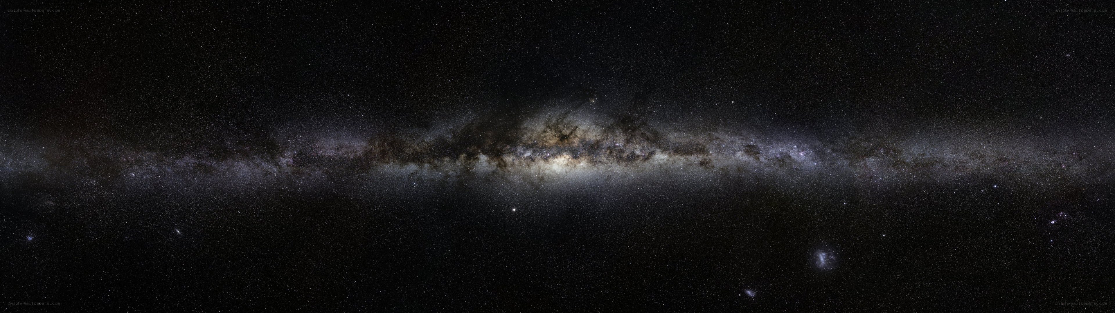 Milky Way galaxy panorama