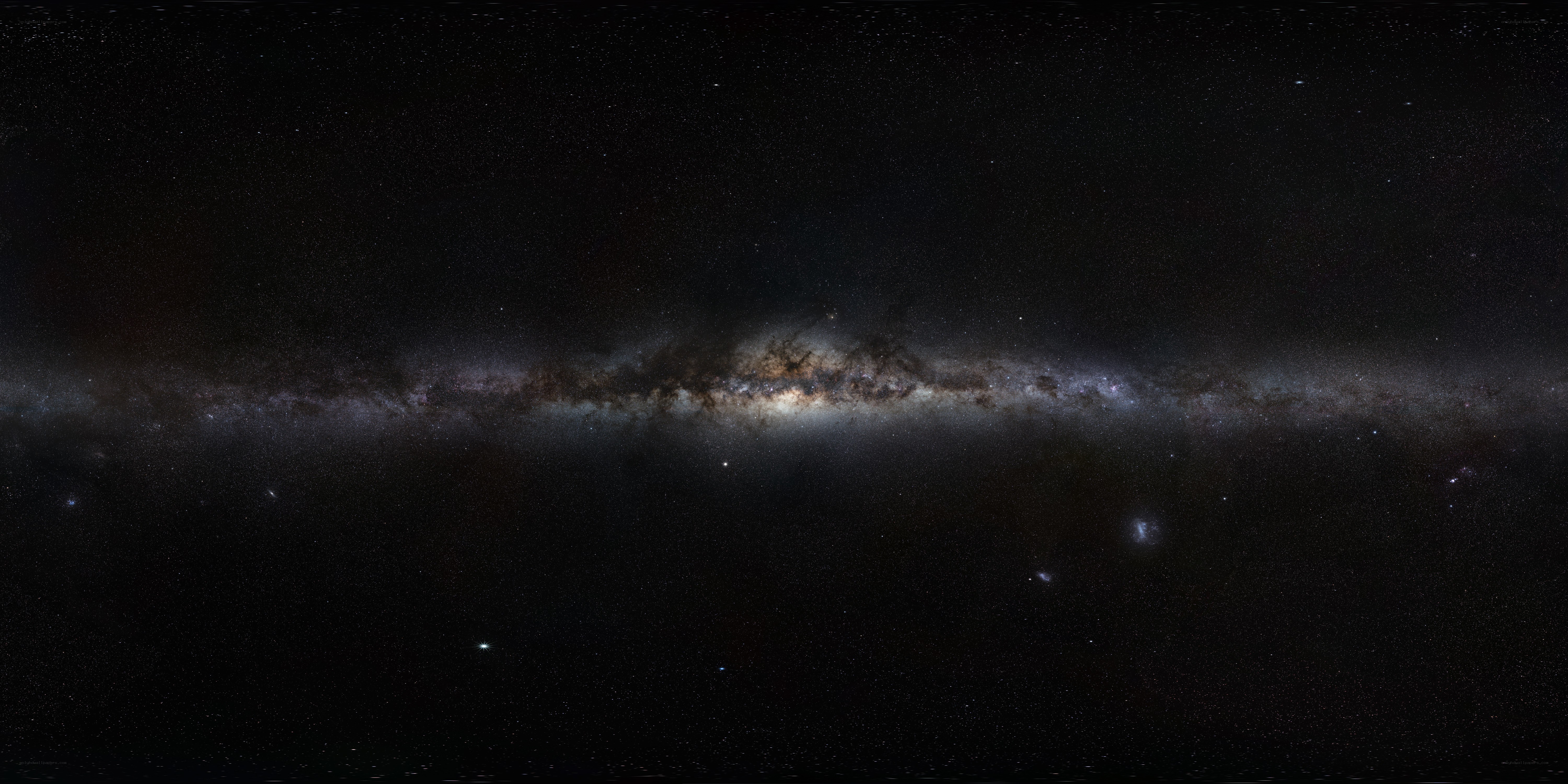 Milky Way galaxy panorama