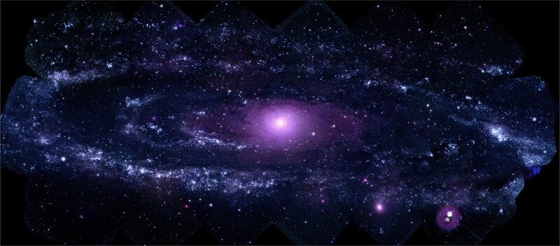 Milky Way galaxy panorama
