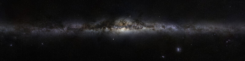 Milky Way galaxy panorama