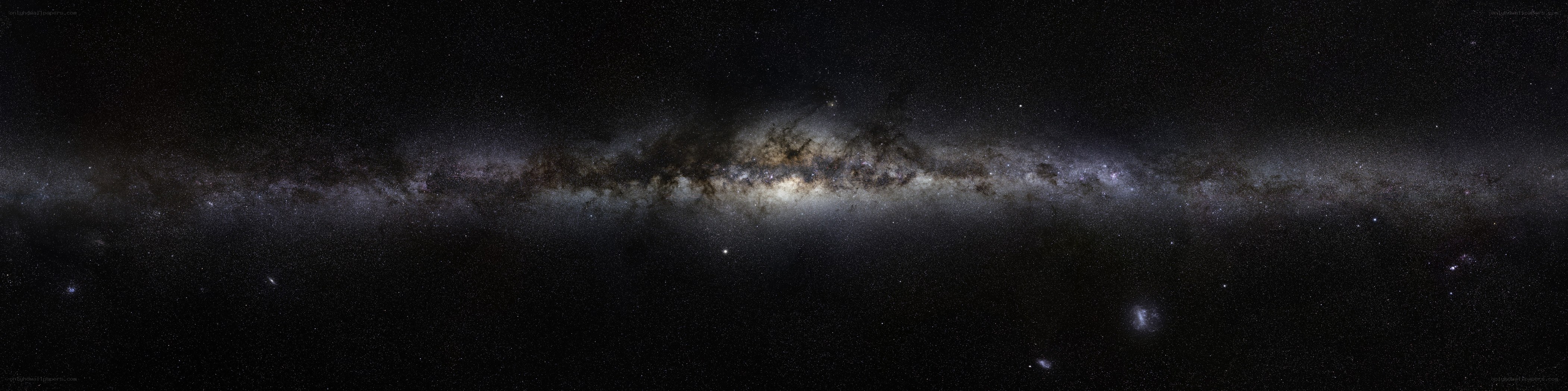 Milky Way galaxy panorama