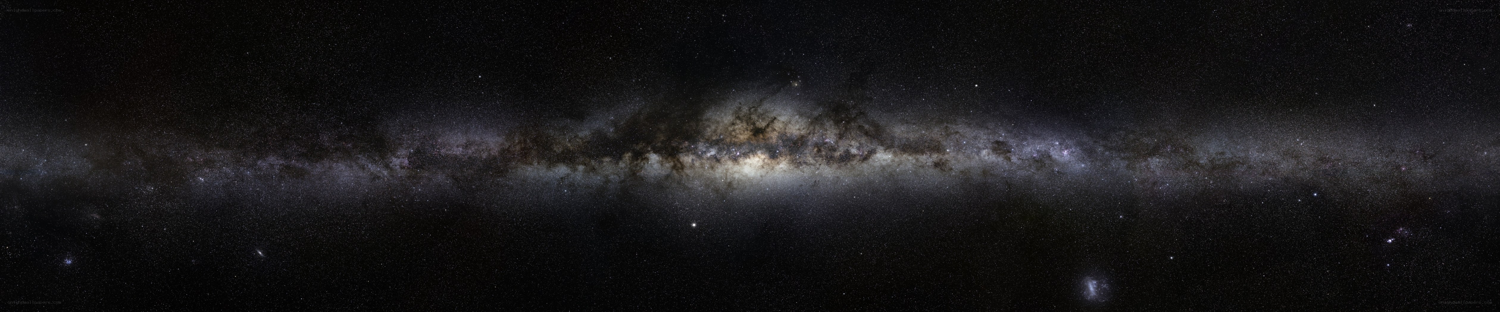 Milky Way galaxy panorama