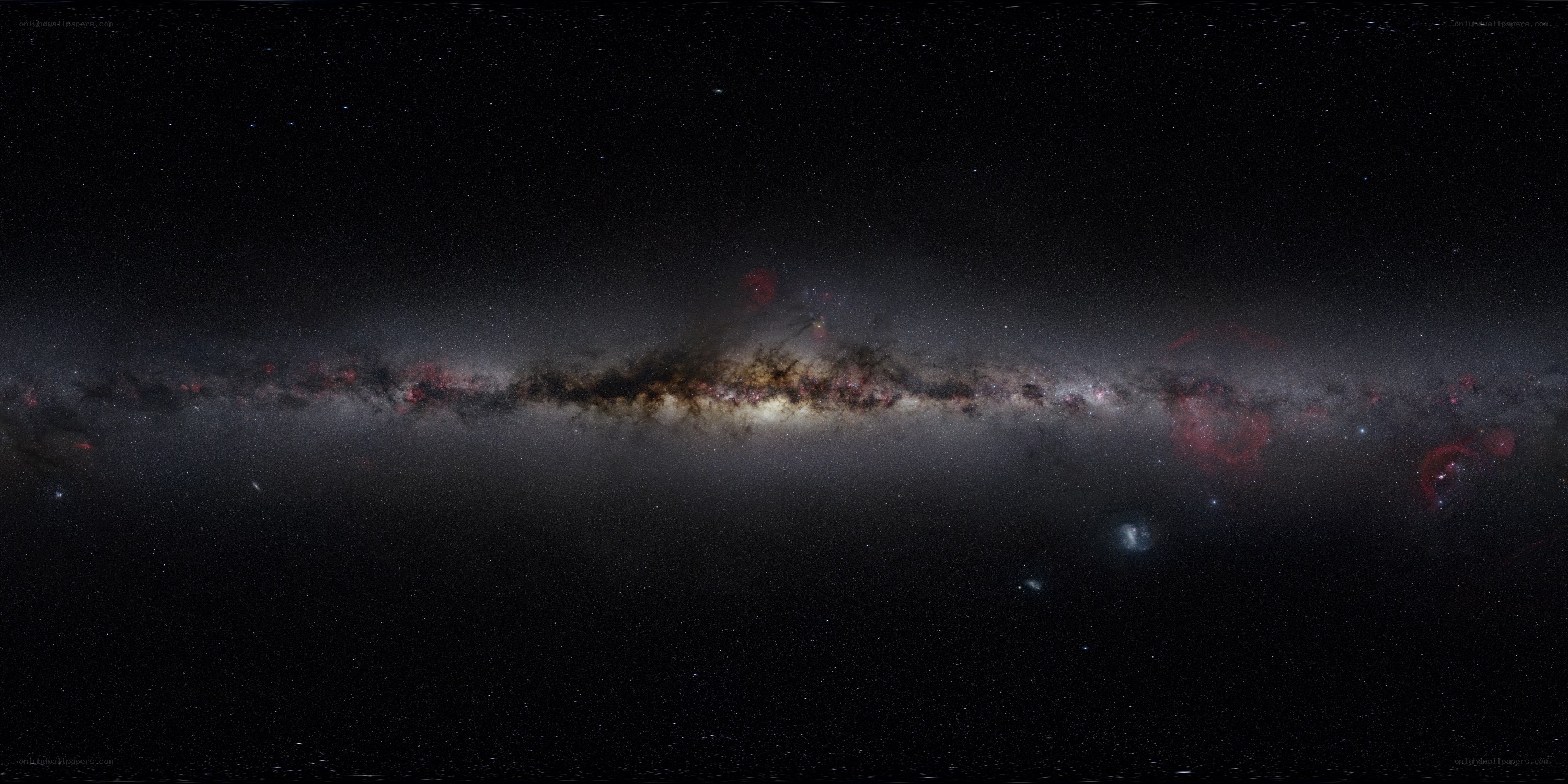 Milky Way galaxy panorama