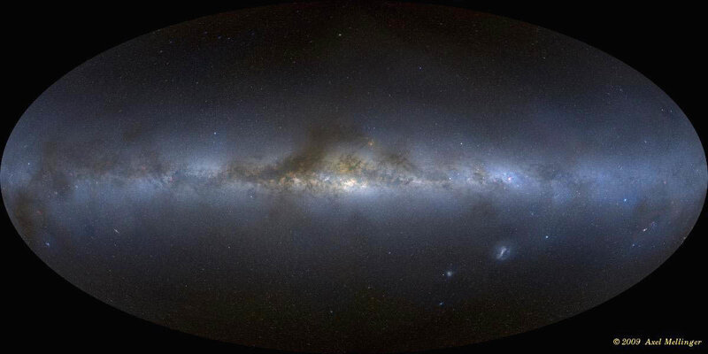 Milky Way galaxy panorama