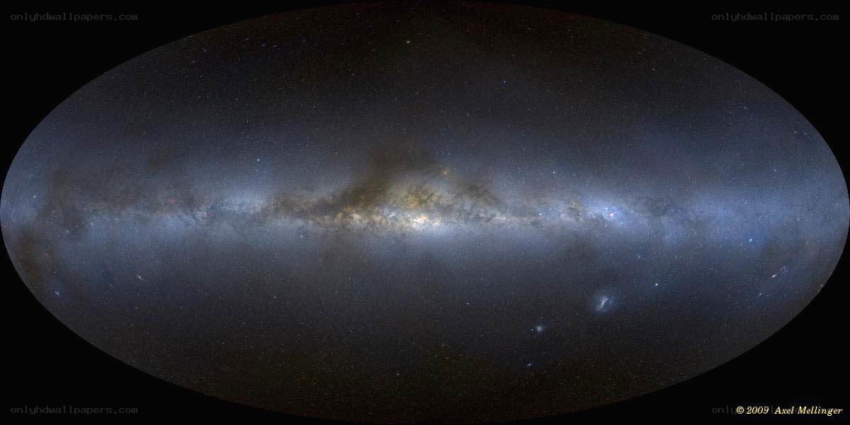 Milky Way galaxy panorama