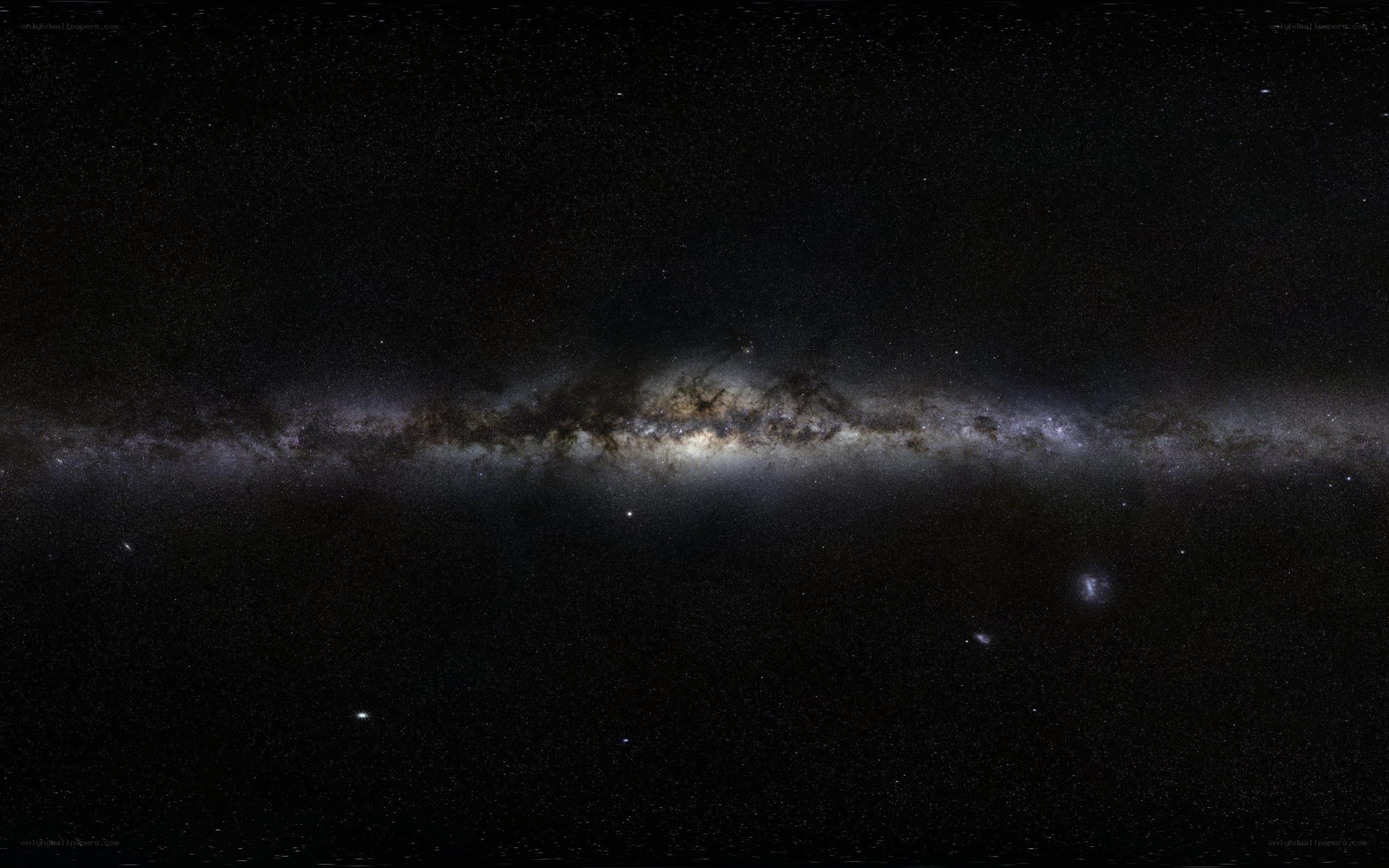 Milky Way galaxy panorama