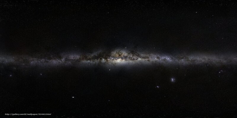 Milky Way galaxy panorama